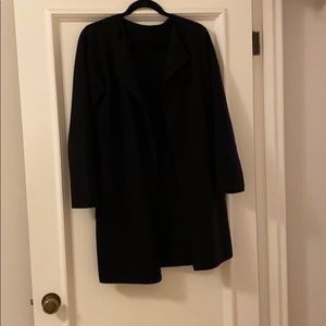 Jcrew BLACK SIZE M - collarless sweater-blazer